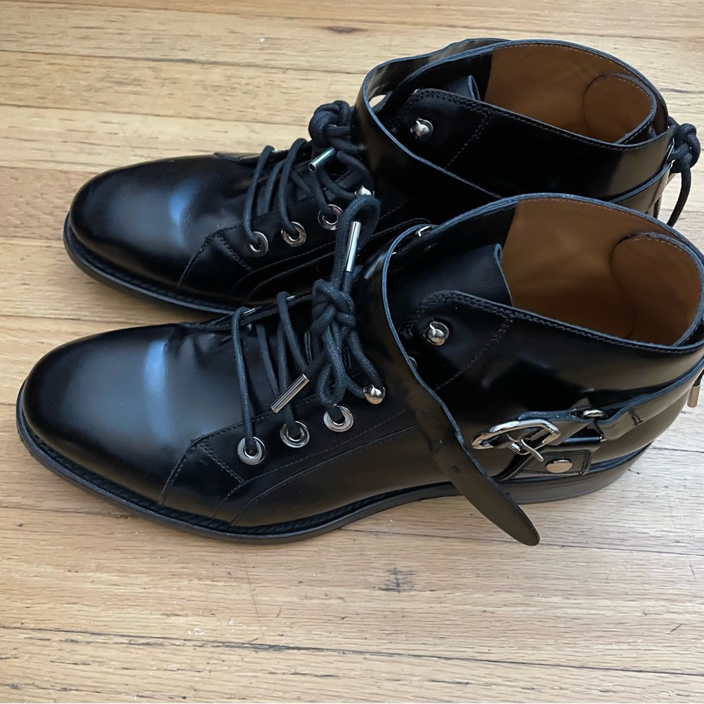 Balenciaga Black moto boots size 41 EUC - Picture 3 of 6